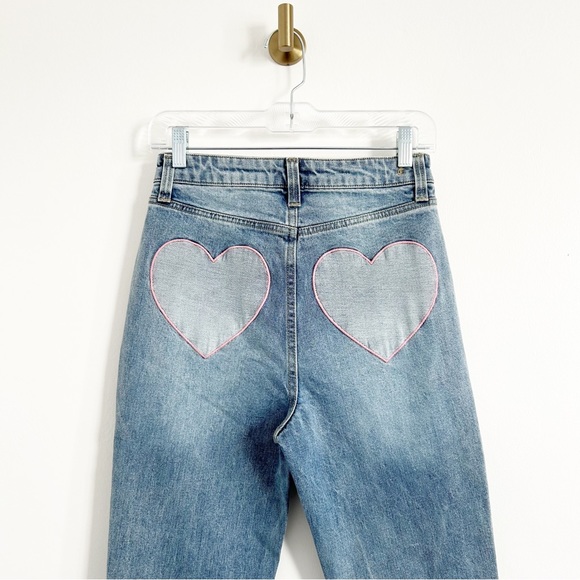 NEW Juicy Couture Venice Heart Shaped Back Jeans Size 26 - Picture 8 of 9